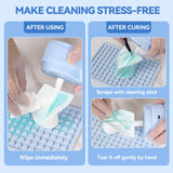 LET’S RESIN Upgraded Mini Auto Resin Mixer, Hands-Free Easy Clean Epoxy Mixer with 16fl.oz Silicone Mixing Cup, Stepless Speed Continuous Electric Epoxy Resin Mixer for Epoxy Resin, Molds, Soap Making LET'S RESIN