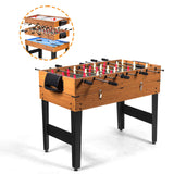 GYMAX 3 in 1 Game Table, 49 in Multi Game Table with Foosball Hockey & Billiards, Competition Sized Combo Game Table for Home, Game Room, Bar, Party, Club GYMAX