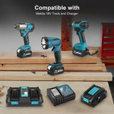 Aoasur 2 Packs 6.0Ah Powerful and Trusted Replacement for Makita 18V Battery, Compatible with Makita 18 Volt Battery BL1860, BL1850B, BL1850 Series Battery, Replacement Battery for Makita 18V Tools Aoasur