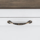 Quarte Twin Size Murphy Bed with LED Light,can be Folded into a Cabinet, Hidden Wall Bed Cabinet for Small Spaces Apartments Studio Dorms (A-White+Brown) Quarte