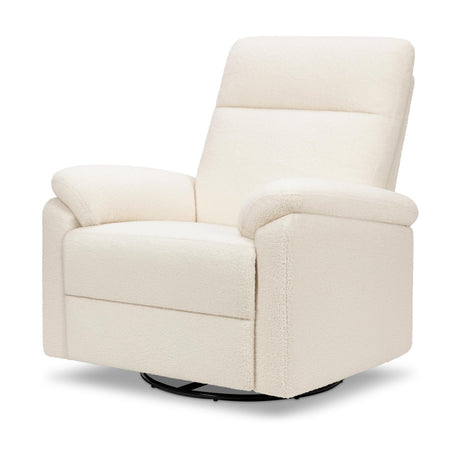 DaVinci Suzy Glider Recliner Nursery Chair - Glider Rocking Chair for Nursery and Living Room - GREENGUARD Gold, FSC & Certi-PUR US Certified - 360° Swivel Rocker Recliner Chair (Cozy Cream Boucle) DaVinci