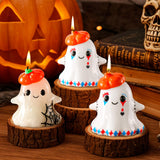 LET'S RESIN Halloween Resin Molds Silicone, Cute Ghost Silicone Molds & Cat Pumpkin Epoxy Resin Molds with Witch Hat,Perfect for Resin Casting,Halloween Party, Thanksgiving Autumn Decor, Gifts(2PCS) LET'S RESIN
