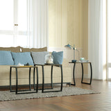 SRIWATANA Nesting Tables, Vintage Side End Tables Living Room, Coffee Snack Table Set of 3 SRIWATANA