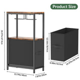 NOVIMANGO Toilet Paper Holder Stand with Drawer, Free Standing Toilet Paper Holder, Standing Small Bathroom Storage Cabinet, Slim Toilet Storage Cabinet for Small Space NOVIMANGO