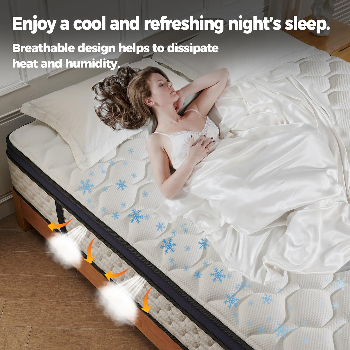 KauRelax King Size Mattress,12 Inch King Mattress in a Box,Medium Firm Hybrid Mattress with Gel Memory Foam and Pocket Springs,Pressure Relief,Bed in Box,CertiPUR-US Certified KauRelax