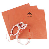 BCZAMD 3D Printer Heating Plate Adhesive Silicone Heated Mat 120V 750W with NTC 100K Thermistor No Hole for Crealit Ender 3 Max 3D Printer Parts 300 X 300mm (Approx. 12" X 12") BCZAMD