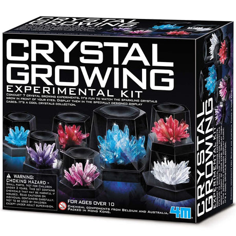 4M 5557 Crystal Growing Science Experimental Kit - Set of 6 4M