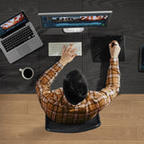 Gizoon Extendable Dining Table Set for 4,Kitchen Table Set with 2 Benches for Small Space,Apartment,Black Gizoon