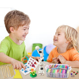 PeacePeo Polymer Clay 110 Colors Non-Sticky Oven Bake Clay 215 Pcs Non-Toxic Modeling Baking Clay for Kids with Sculpting Tools Kit for Adults Beginners Art Craft PeacePeo