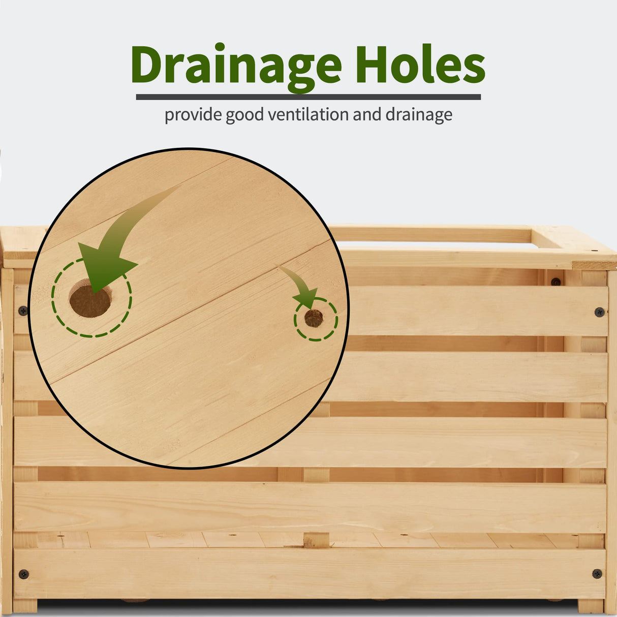 MCombo 2 Tier Corner Raised Garden Bed, Outdoor Wooden Planter Box Elevated Garden Bed with Liners for Vegetables, Herbs, and Flowers, 0315 MCombo