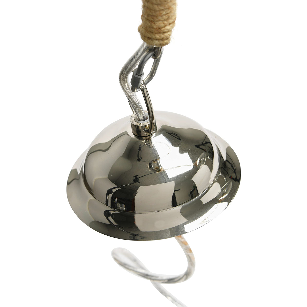 Creative Co-Op Glass and Mango Wood Ceiling Pendant Light Creative Co-Op