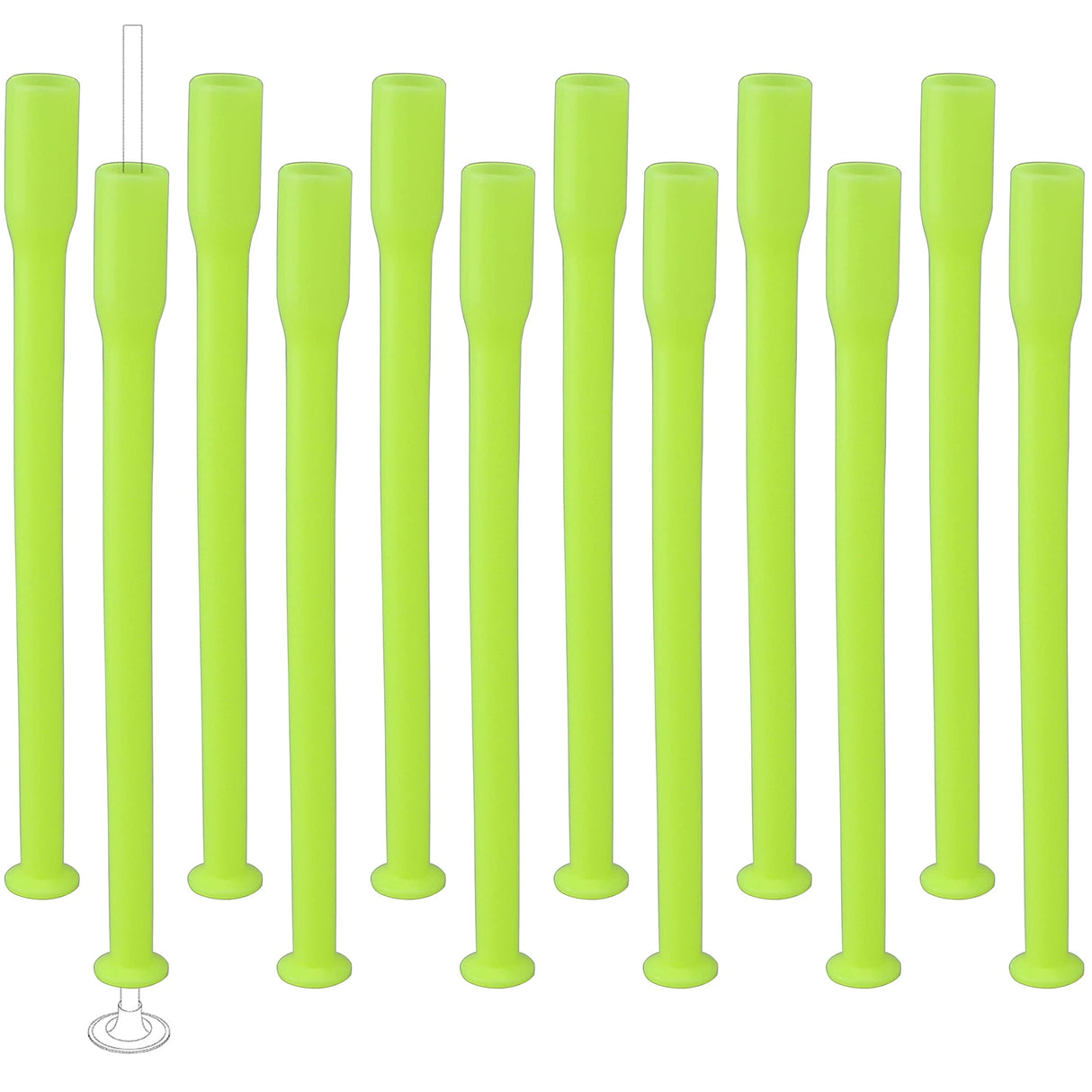 MILIVIXAY 12pcs Candle Wick Placing Tubes Wick Centering Tool for Candle Making. MILIVIXAY