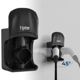 VIPTOO EV Charger Holder Wall Mount - SAE J1772 Holder with 5-Level Adjustable Rotation (45°-180°), EV Charger Control Holder & Cable Organizer for All J1772 EVS VIPTOO