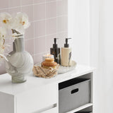 SoBuy Bathroom Laundry Cabinet Freestanding Tilt-Out Hamper Storage Unit Narrow Bath Organizer with Removable Baskets, White BZR77-W SoBuy