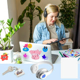 Nicunom 40 Sheets Sublimation Sticker Paper, Glossy Transparent Sublimation Stickers Waterproof 8.5"x11" Printable Clear Sticker Paper for DIY Custom Sticker, Decals, Labels Nicunom