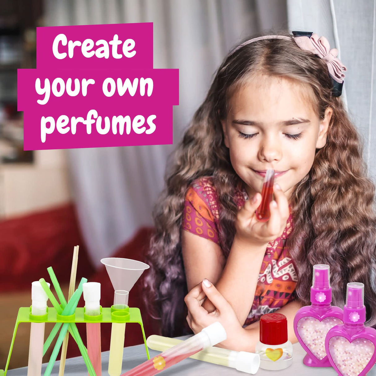 Science4you Super Perfume Making Kit for Kids 8+ Years Old - Make Your Own Perfumes for Girls + 13 DIY Crafts for Kids, Toys, Games and Gifts for Girls Age 8 9 10 11 12+ Science4you