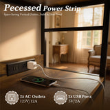 Swivel Lift Top Nightstand with Charging Station, 2-Tier 360° Adjustable Bedside Table, Rolling Night Stand with Wheels, Small End Table with Fabric Drawer, for Bedroom, Living Room, Rustic Brown Faesun