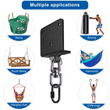 Dolibest Heavy Punching Bag Hanger, 360° Rotation I-Beam Mount for Boxing Muay Thai, Wood Beam Hook for Weight Strength Training Systems, Aerial Yoga & Hammock, Resistance Band (1000 LB Capacity) Dolibest