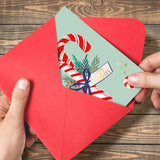 Christmas Cards Set - 24 Gold Foil Holiday Cards with Red Envelopes – 6 Assorted Designs Boxed for Easy Storage - 4.25 x 5.75, Bulk Greeting and New Years Decor Sheets Sweetzer & Orange