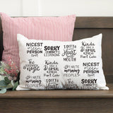 Sarcastic Painting Stencils for Crafts Reusable 3inch Funny Stencil Drawing Templates for Wood Sign DIY Crafts Fabrics Decor SUNVERSE