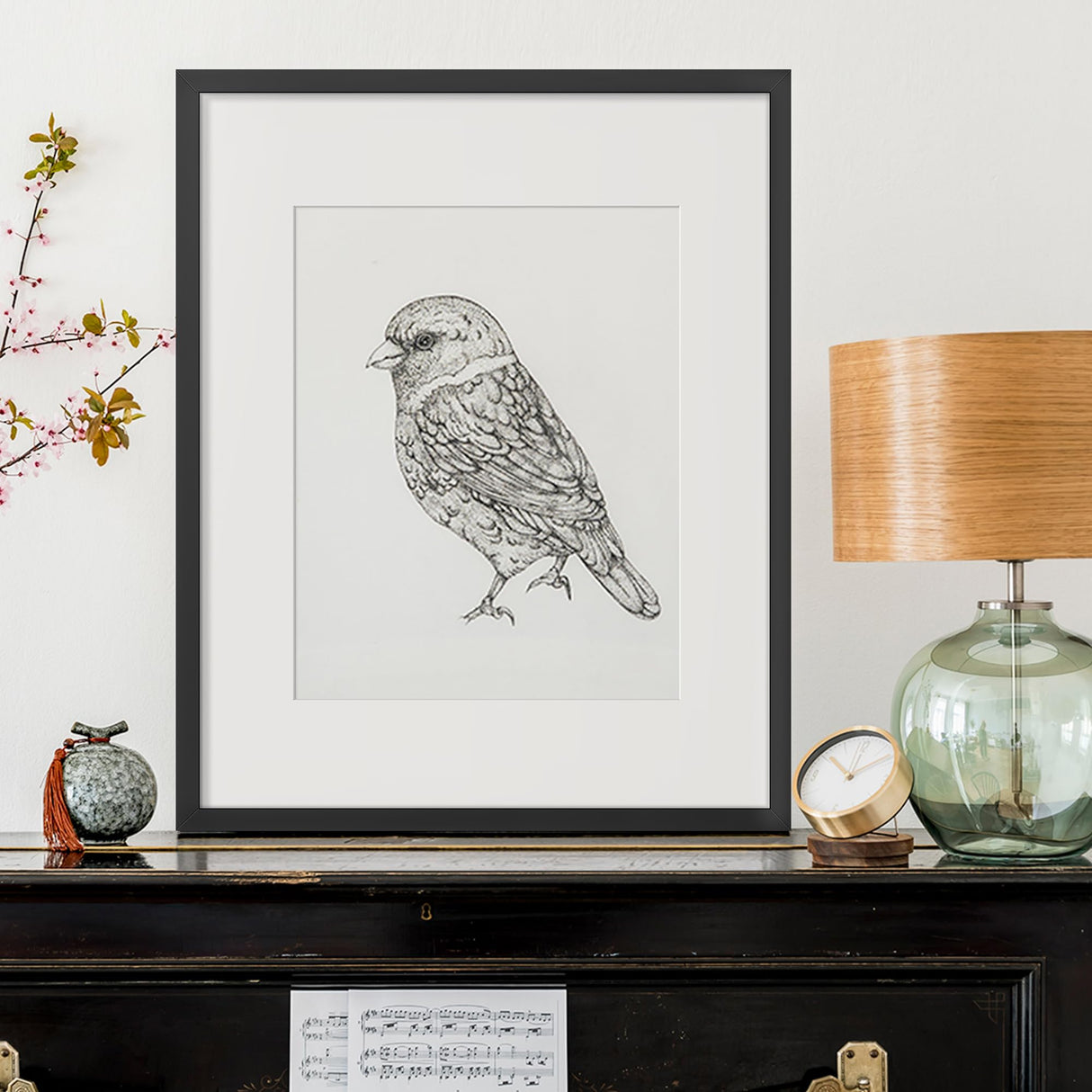 upsimples 16x20 Picture Frame, Display Pictures 11x14 with Mat or 16x20 Without Mat, Wall Hanging Poster Frame, Black, 1 Pack upsimples