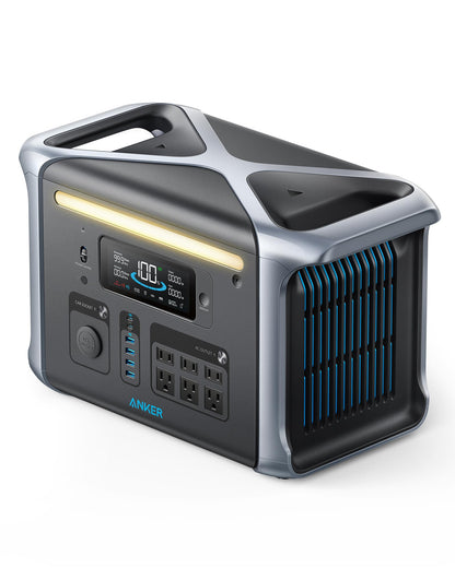 Anker SOLIX F1200 Portable Power Station, PowerHouse 757, 1800W Solar Generator, 1229Wh Battery Generators for Home Use, LiFePO4 Power Station for Outdoor Camping, and RVs (Solar Panel Option - WoodArtSupply