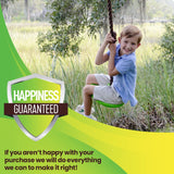 Swurfer Disco Tree Swing - Swing Sets for Backyard, Outdoor Swing, Swingset Outdoor for Kids, Easy Installation, Heavy Duty, Adjustable Climbing Rope, Weather Resistant, Up to 200lbs, Ages 6 and Up Swurfer