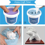 Hand Casting Kit Couples | Keepsake Hand Mold kit Couples for Holiday Activities, with Base & Card Stand Molding Kits for Adults, Wedding, Friends, Plaster Hand Mold Casting Kit Godora