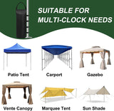 4 (Black) Cylindrical Sand Bags Weights for Canopy Weight Bag Outdoor Advertising Tent Sunshade Fixed Windproof sandbag Bag Weight Bags for Pop up Canopy Tent (Without Sand) IALNAI