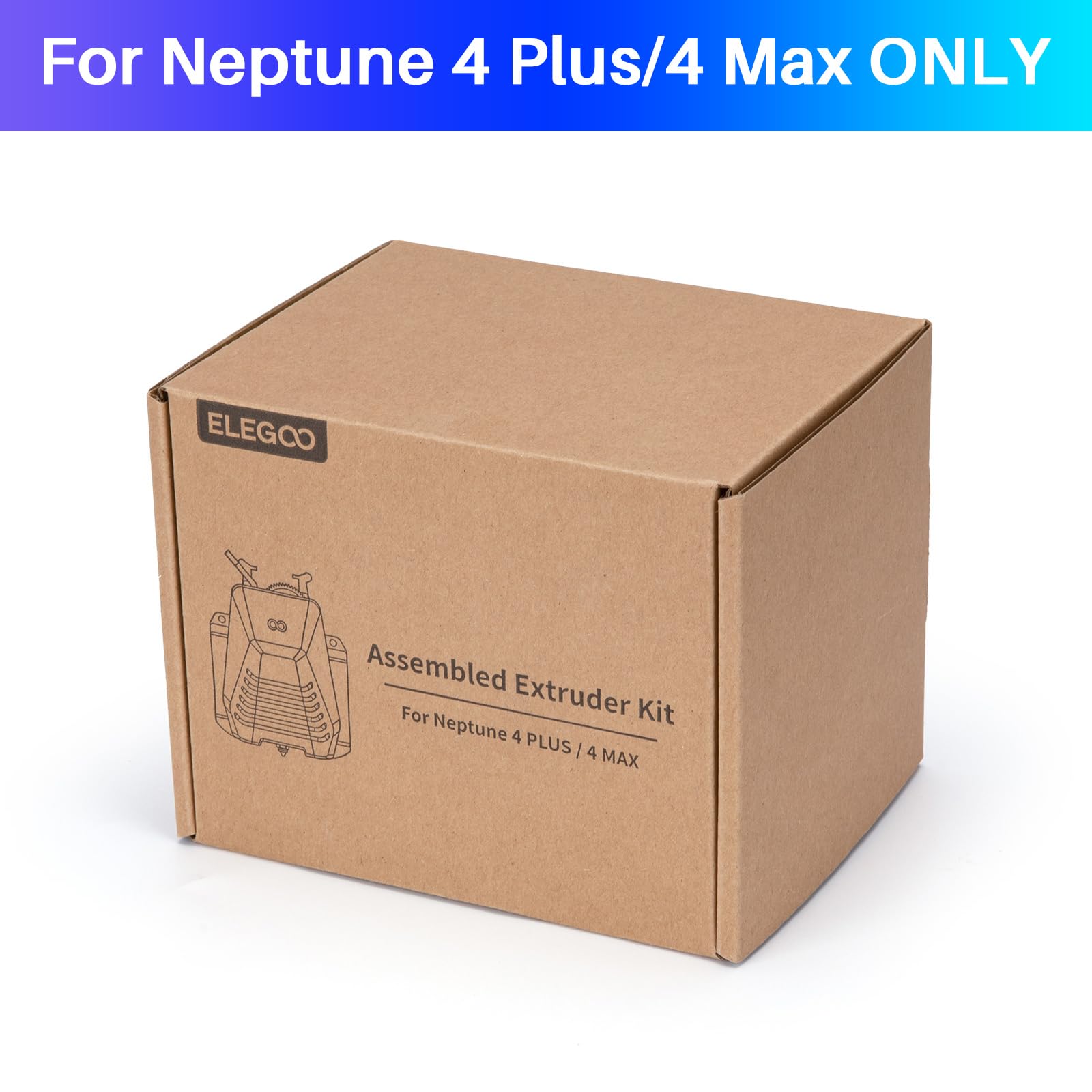 ELEGOO Extruder for Neptune 4 Plus/Max 3D Printer, Fully Assemble Dual-Gear Direct Drive Extruder, ELEGOO Official 3D Printer Accessories - WoodArtSupply