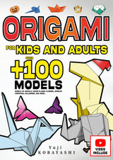 Origami for Kids and Adults: Over 100 Models of Animals, Paper Planes, Flowers, Jewelry, Christmas, Halloween, and More...: Japanese Paper Folding and ... Craft Activity: A Creative Hobby for All Ages ZONULAR