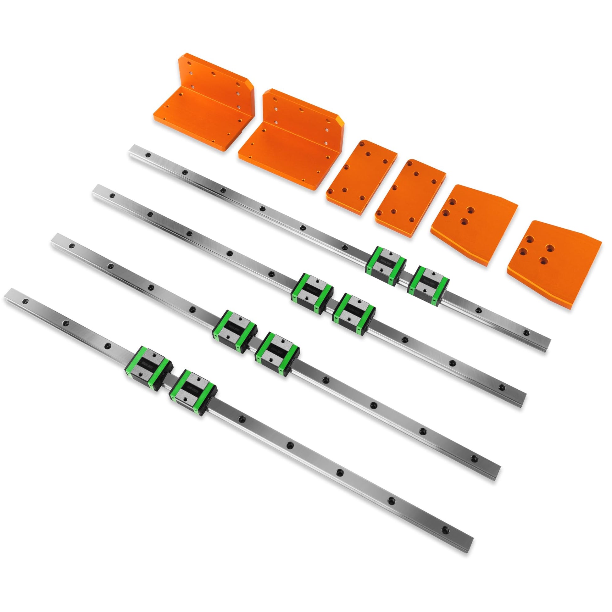 FoxAlien X & Y axis Linear Rails Upgrade Kit for XE-PRO CNC Router Machine - WoodArtSupply