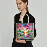 Tontut Diamond Painting kit Handbag Beautiful Scenery DIY Handmade Diamond Pattern Creative Gift Large Capacity Commuting Leisure Bag Tontut