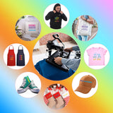 24 Pcs Iron on Decals for Clothing Positive Iron on Patches Inspirational Quote HTV Stickers Printable Heat Transfer Vinyl Designs Sublimation Transfers Patches for Jackets Hat Backpack DIY Craft Tinlade