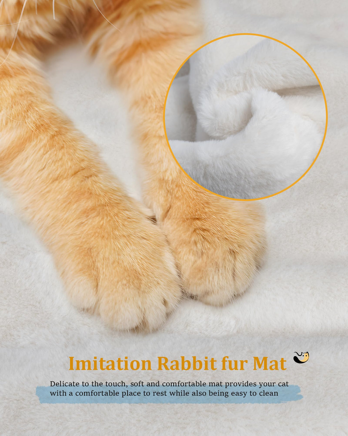 Aechonow Cat Tree Tower for Large Cat, Cat Bed House with Large Perch for Adult Cats, 20 * 16.5 Inch Big Platform for Indoor with Super Cozy Mat, Large Condo with Scratching Post, Light Gray Aechonow