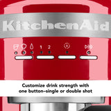 KitchenAid Metal Semi-Automatic Espresso Machine - KES6503, Empire Red, 1.4 Liters KitchenAid