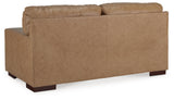 Signature Design by Ashley Lombardia Contemporary Leather Match Loveseat, Light Brown Signature Design by Ashley