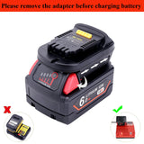 ML18DL Battery Adapter Compatible with Dewalt 20V Cordless Tools, Adapter Convert for Milwaukee 18V M18 Battery to Replacement for Dewalt 20V Max Lithium Battery (Adapter Only) zyystarttogo