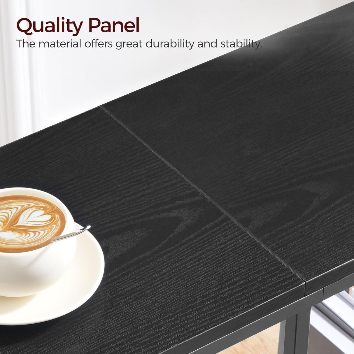 MAHANCRIS Printer Stand with Storage Bag, 3-Tier Mobile Under Desk Printer Cart with Wheels, Wooden Rolling Printer Table, Organizer Shelf for Study, Office, Living Room, Black PTHB2201 MAHANCRIS