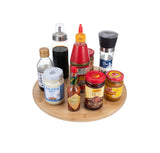 Mateda Bamboo Lazy Susan Turntable for Pantry Cabinet or Table (13 inch) Mateda