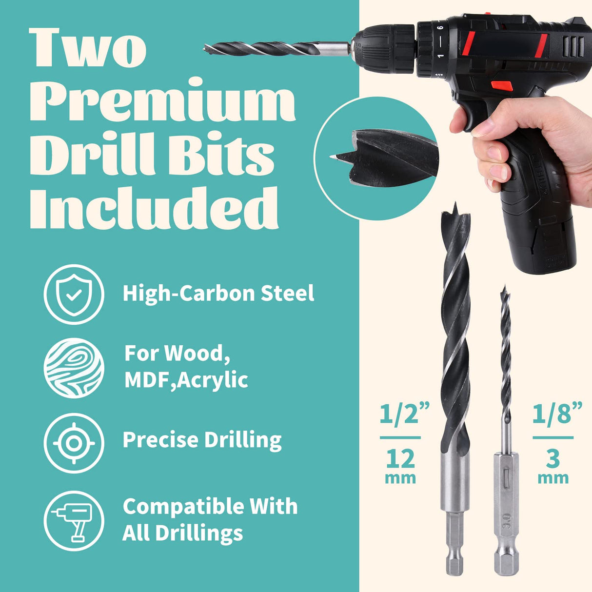 Txcucc Sofa Legs Square Bed Feet 5 inch Wood Replacement Leg for Furniture Set of 8, Dark Brown… Txcucc