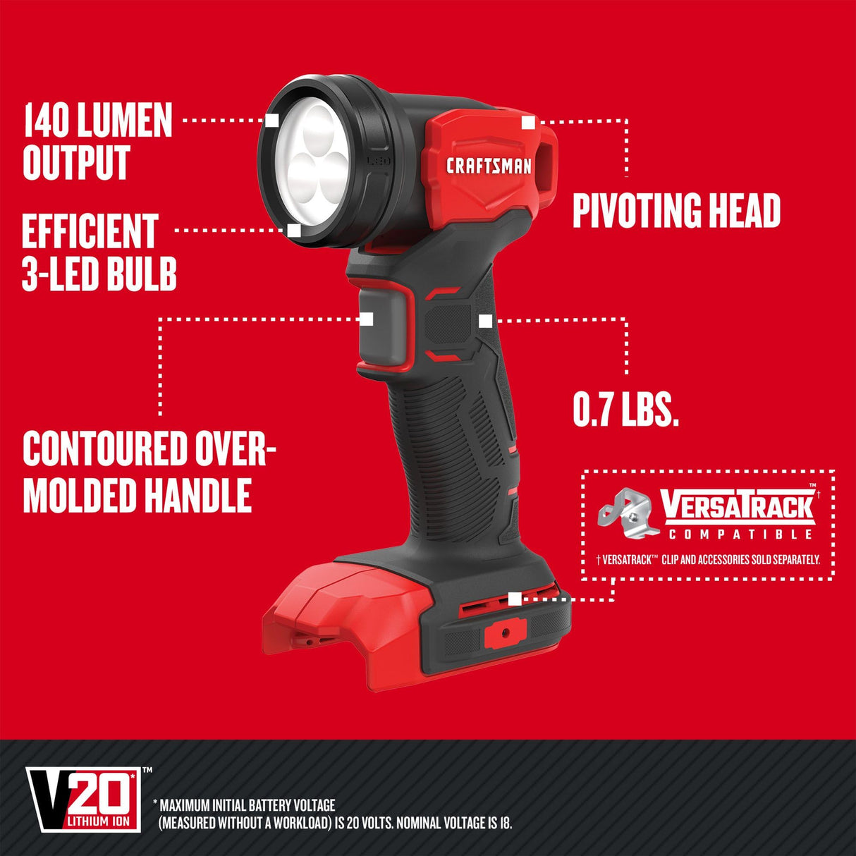 CRAFTSMAN V20 Cordless 6-Tool Power Tool Combo Kit with 2 Batteries and Charger (CMCK600D2) CRAFTSMAN
