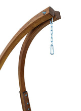 Petra Leisure 7 Ft. Teak Stain, Wooden Hammock Chair Stand. Perfect for Indoor/Outdoor Home, Patio, Deck, Yard, Garden. 265LB Weight Capacity.(Stand Only) Petra Leisure