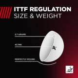 STIGA Ping Pong Balls – 6pk White 1-Star Table Tennis Balls, Official Size 40mm ABS Balls, Ultimate Durability for Indoor/Outdoor Ping Pong Tables Stiga