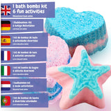Science4you - Bath Bomb Making Kit for Kids +8 Years Old - Make Your Own Bath Bombs with 6 Science Experiments for Childrens - Educational Science Kits for Kids Age 8, Gift Set for Girls Science4you