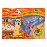Spicy Scream Jigsaw Puzzle by Exploding Kittens - 1000 Pieces Jigsaw Puzzle for Adults, Teens, and Kids - Cat Puzzle, Funny Puzzle, Art Puzzle Exploding Kittens LLC