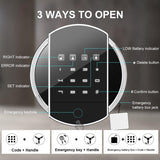 Silkight 3-5 Fireproof Gun Safe, Quick Access Digital Rifle Gun Safes for Home Rifle and Pistols, Long Gun Safes for Rifles and Shotguns with Touchscreen Pad, Mute Function, Dual Alarm & Metal Box silkight