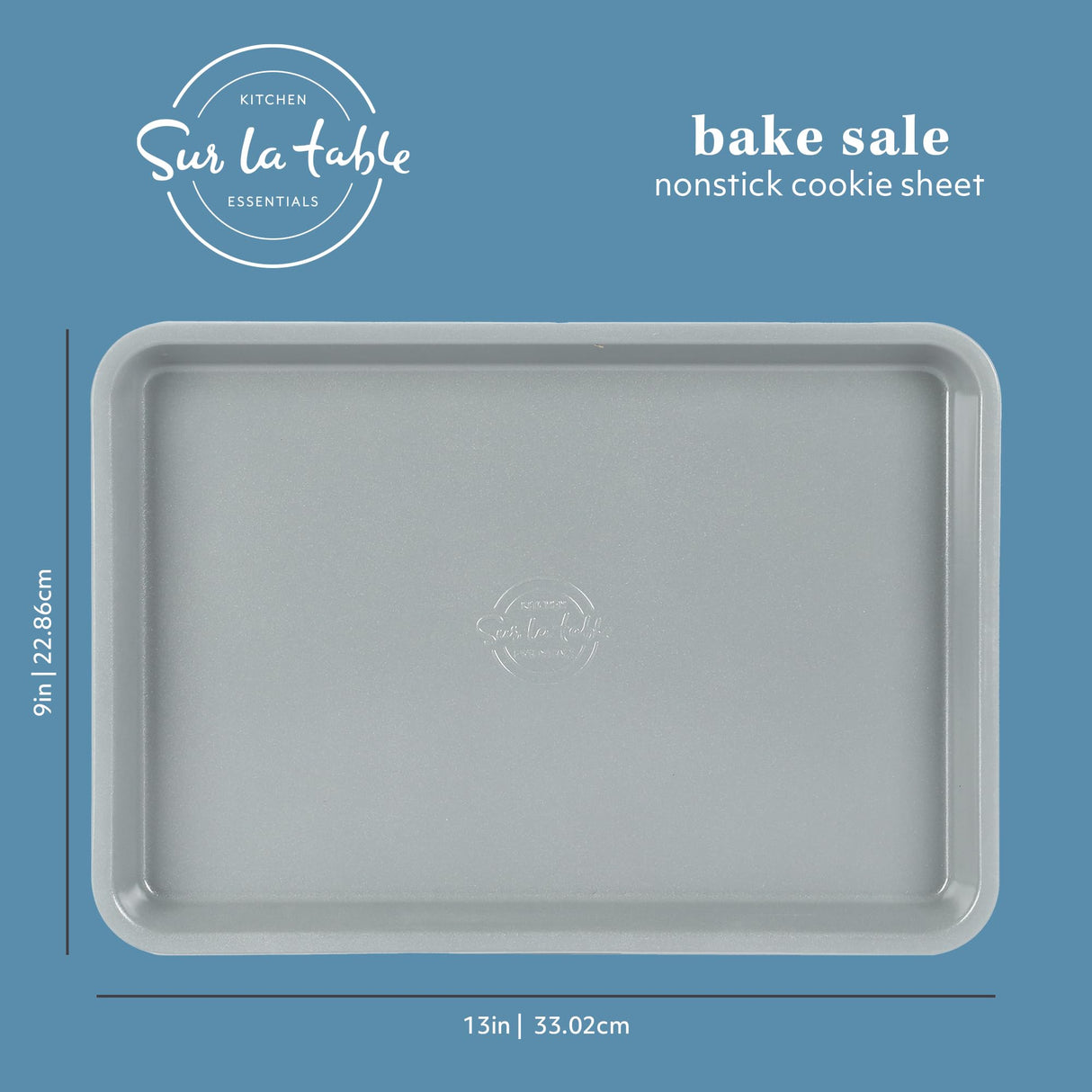 Sur La Table Kitchen Essentials Bake Sale 13 X 9 Inch PFOA, PFAS, PTFE Free Nonstick Cookie/Baking Sheet - Linen White Sur La Table