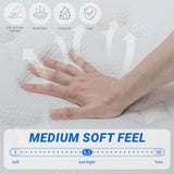 Twin Mattress 12 Inch, Twin Memory Foam Mattresses, Hybrid Matress, Pocket Coil Innerspring, Breathable Fabric, Strong Edge Support - Medium Firm for Pressure Relief and Motion Isolation inight