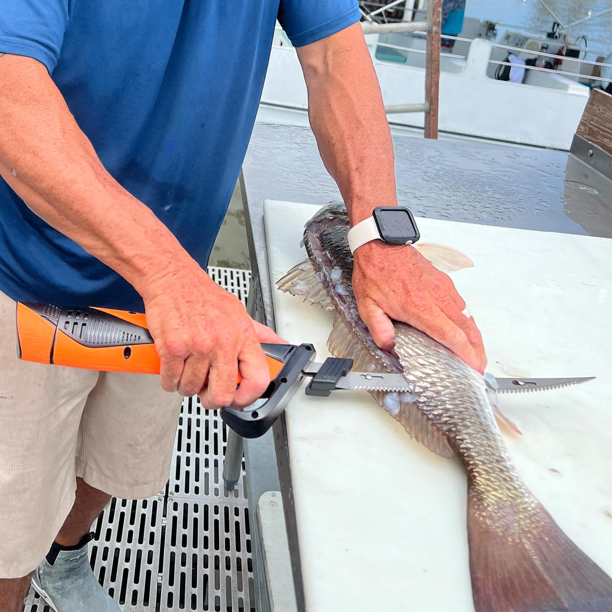 KastKing Lithium-ion Electric Fillet Knife (Speed Demon Pro) - Rechargeable, Cordless, High Speed, Extended Battery Life, Superior Blade, Ergonomic Handle, Carry Case Fishing, Filleting, Outdoors KastKing